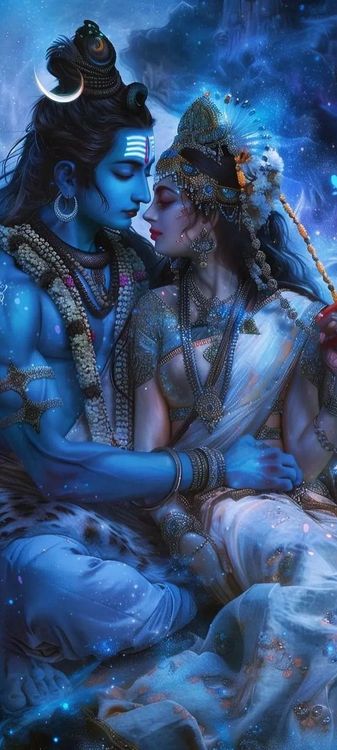 Shiva and Parvati love